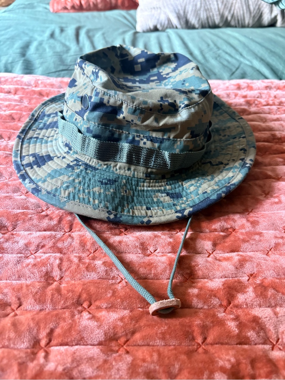 Propper Kids Digital Camo Boonie Hat in Blue and Tan